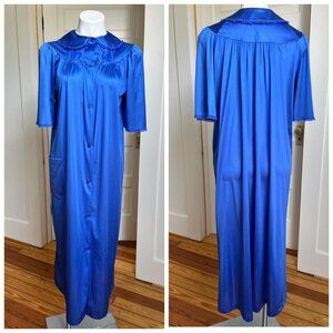 60s Blue Nightgown / Pinafore